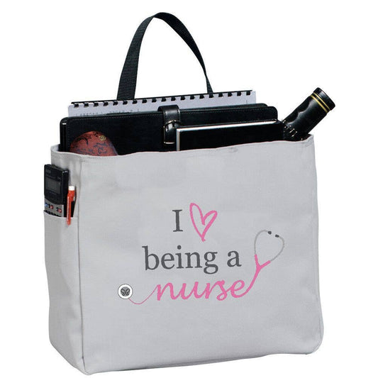 I Love Nursing Tote Bag