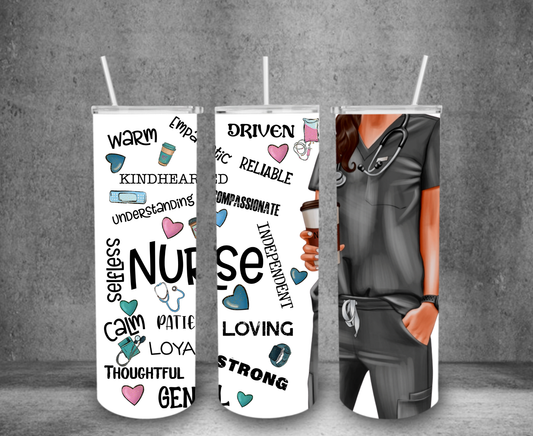 Nurse Scrub Tumbler